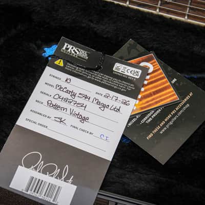 PRS USA Paul Reed Smith McCarty 594 Ltd Ed. Mango Top #1 of 200 "Black Gold Burst" (2026) image 3