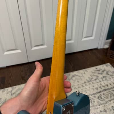 Fender Player Telecaster (Tidepool) w/Custom Warmoth Quartersawn Nitro Satin Neck & Lollar Pickups image 5