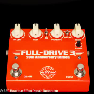 Fulltone Custom Shop FD-3 Full Drive 3 20th Anniversary Edition Dual Overdrive 2014 s/n 01177 USA image 8