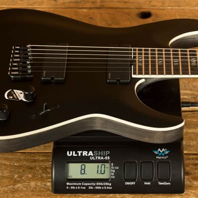 Schecter C-7 SLS Elite Evil Twin - Ebony - Satin Black - 7-String image 8
