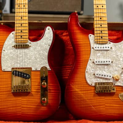 1993 Fender Custom Shop Stratocaster And Telecaster Matching Set #24 of 50 w/HSC image 2