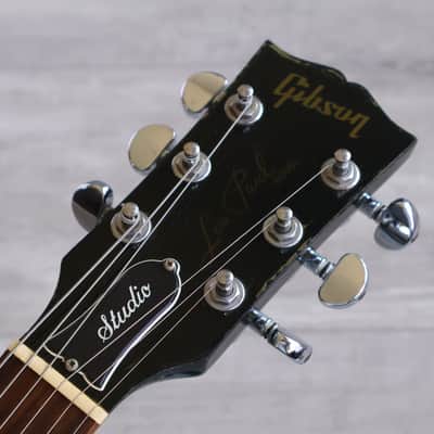 1998 Gibson USA Les Paul Studio (Ebony) image 2