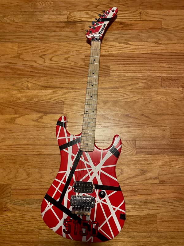 Chris Locke 5150 Tribute Guitar Van Halen Replica Frankenstrat image 1