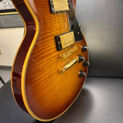 Gibson Custom Shop M2M 1968 Les Paul Custom Figured Top - Iced Tea Burst 2024 image 18