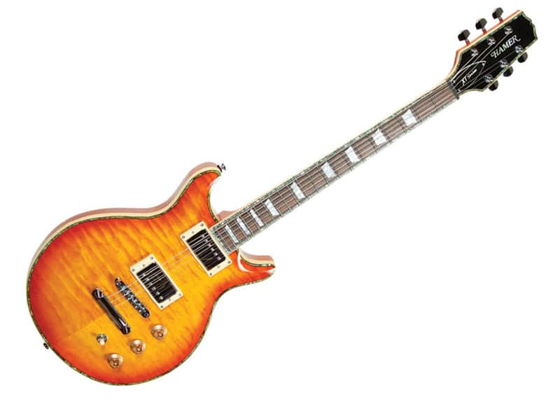 Hamer SATQ-HB Duncan Designed Humbuckers Mahogany Set-Neck 6