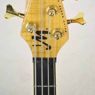 Brian Moore i4 i2000 2001 Natural 4 String Bass Neck-Thru w/OHSC image 9