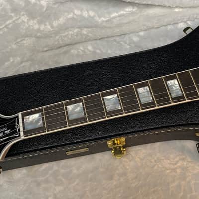 NEW! Gibson Dealer Select Custom Shop Les Paul Custom AAA Figured Flame Top - Transparent Black / Natural Back - Authorized Dealer - WOW! WOW! WOW! 8.9 lbs - G05989 image 12