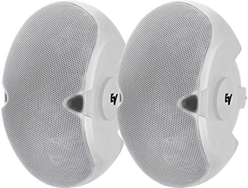 Electro-Voice EVID-4.2W 2 x 4in 2-Way Surface Speaker (Pair) - 8Ω - White image 1