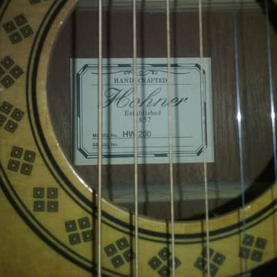 Hohner, HW 200, Acoustic Guitar,Natural Blonde image 5