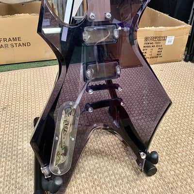 B.C. Rich Warlock Acrylic 1999 - Transparent Black image 2