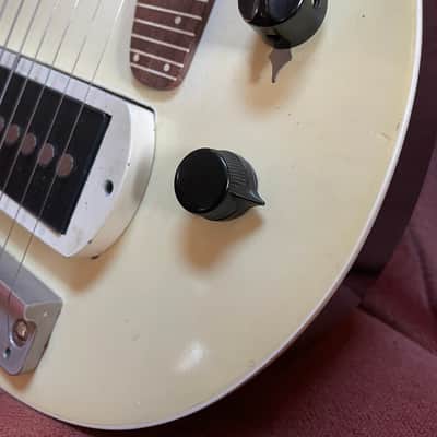 Epiphone Eddie Alkire E Harp 10-String Lap Steel, 1940s White image 6