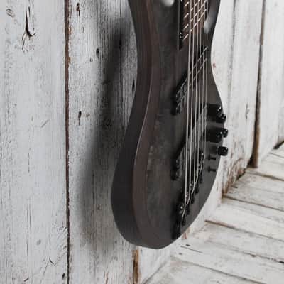 Ibanez BTB806MS Multi Scale 6 String Electric Bass Guitar Trans Gray Flat w Case image 9