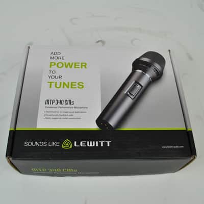 Lewitt MTP-340-CMs Handheld Condenser Vocal Microphone with switch 2010s Black image 3