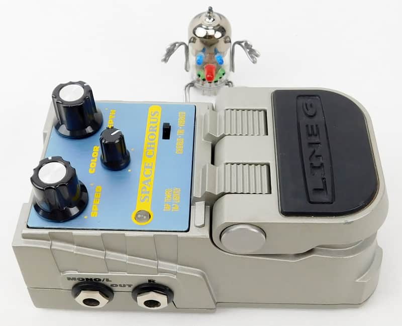 Line 6 Tone Core Space Chorus Guitar Effect Pedal + Top Zustand +