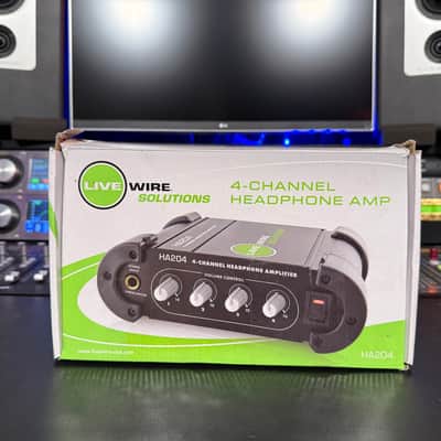 Live Wire HA204 4-Channel Headphone Amplifier 2010s - Black image 1