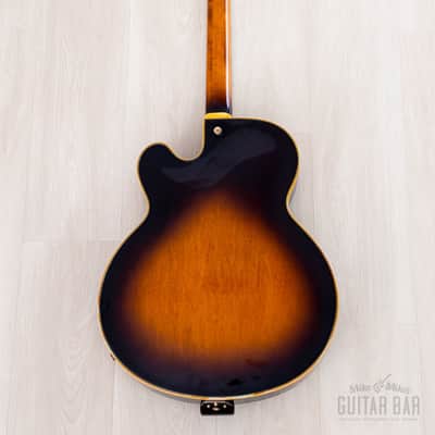 1983 Ibanez JP20 Joe Pass Signature Archtop Electric Guitar Sunburst w/ Super 58 & Case, Japan Fujigen image 3