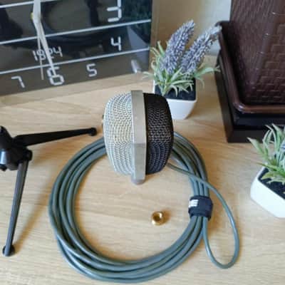 rear BEAG dynamic microphone EAG MD-16N (akg D12 type) 1970s XLR with stand image 2