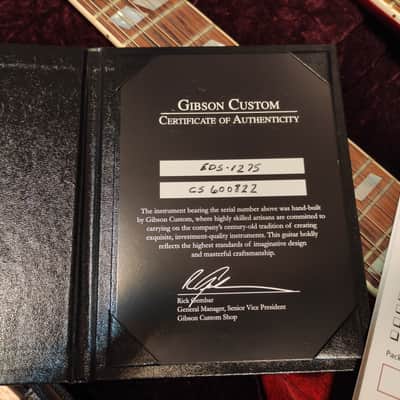 2016 Gibson Custom Shop EDS-1275 CS Heritage Cherry HC Limited Edition LZ Jimmy page Guitar image 11
