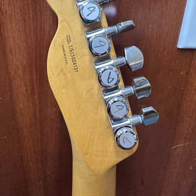 Fender American Elite Telecaster with Maple Fretboard 2015 (first year) Aged Cherry Burst image 8
