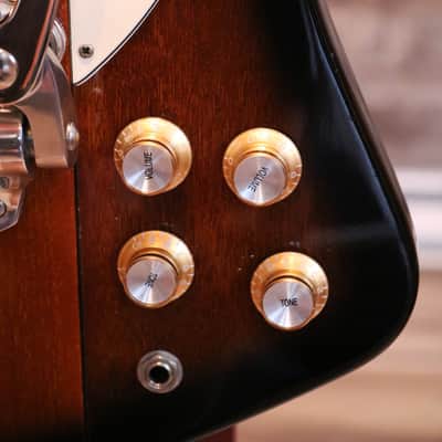 1999 Gibson Firebird V  Vintage Sunburst / Bigsby on Vibrate  / String spoiler / Banjo tuners image 8