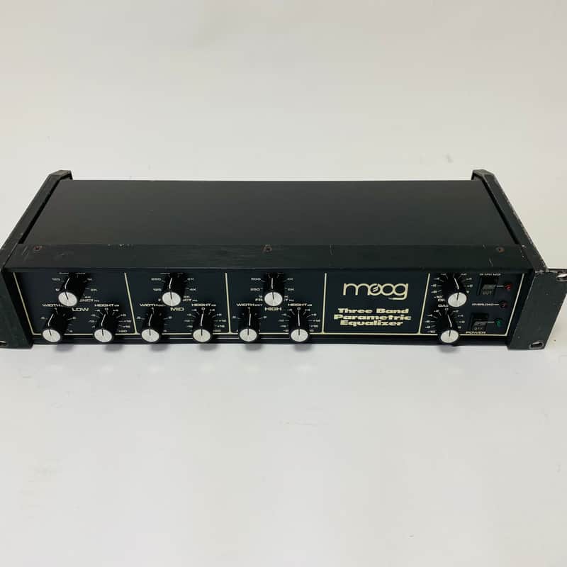 1970s Moog MKPE Three Band Parametric Equalizer Black