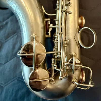 Conn NWII 4M Curved Soprano Silver Deco Engraving Very Rare Overhauled Beautiful image 10