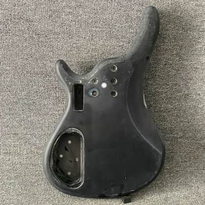 Black 5 String Electric Bass Basswood Body image 6