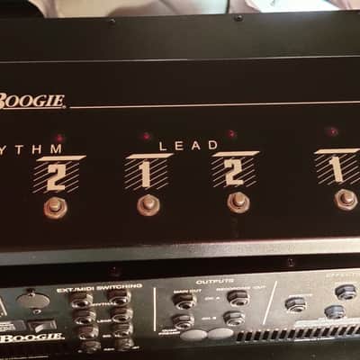 Mesa Boogie Quad Preamp with FU-2A Footswitch 1980s - Black image 10