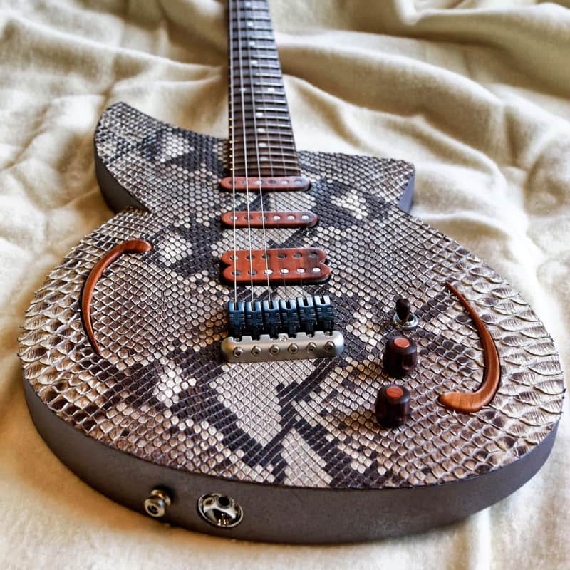 Build to Order GB Liuteria Boutique  Plié 6 string python edition for GIANLUCA GRIGNANI image 1