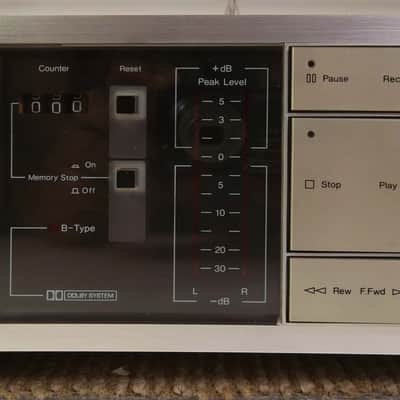 1983 Nakamichi BX-1 Silverface Stereo Cassette Deck New Belts & Complete Serviced 06-17-2024 Excellent Condition #943 image 3