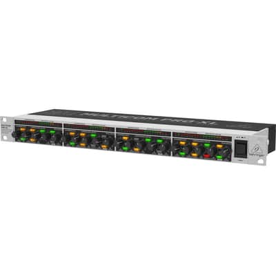 Behringer Multicom Pro-XL MDX4600 V2 Reference-Class 4-Channel Dynamics Processor, Bundle with 2x 10' XLR Microphone Cable image 5