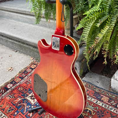 VINTAGE 1970’s MIJ “Lyle” Les Paul Custom Lawsuit Copy Electric Guitar~Cherry Sunburst ~      Matsumoku Factory Japan image 16