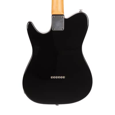 2021 Ibanez FLATV1-BK Josh Smith Signature Electric Guitar w/ Case, Black, F212XXXX image 5