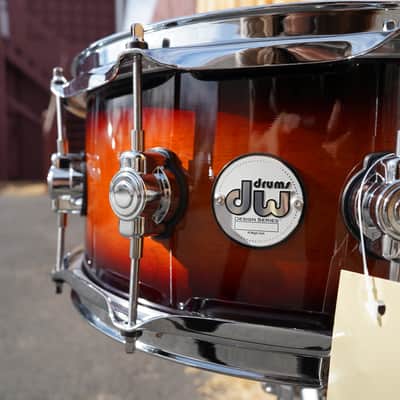 DW Design Series Tobacco Sunburst Lacquer 6 x 14" Maple Snare Drum (2026) image 4