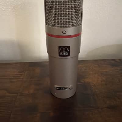 AKG SolidTube Large Diaphragm Cardioid Tube Condenser Microphone 2000s - Nickel image 2