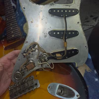 Vintage 1961 Slab Board Fender Stratocaster image 22