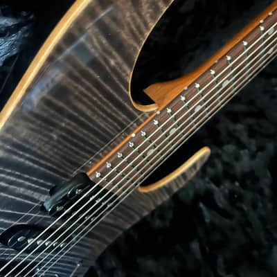 Suhr Modern - Trans Black - Custom w/Hand Selected Flame Top - Mint! image 12