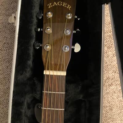 3/4 travel-size acoustic Zager guitar with LR Baggs pick-up image 4