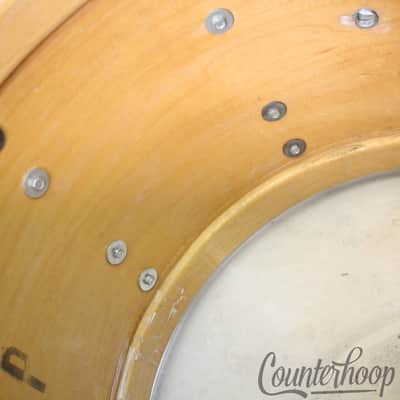 Slingerland 14x10" Black Sparkle Tom Drum 70s Chrome Sound King Stick-Saver Rims image 9