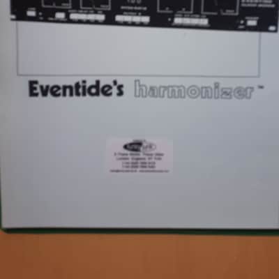 Eventide Harmonizer Instruction Manual image 2
