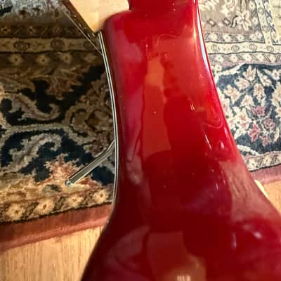 Fender American Deluxe Stratocaster 2000 - Transparent Red image 14