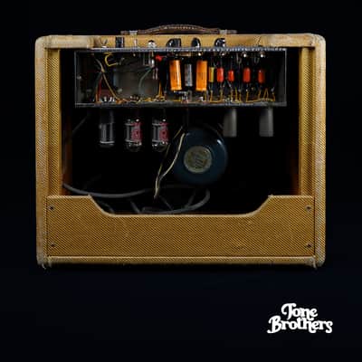ALL ORIGINAL! 1957 Fender 5E3 Deluxe Tweed image 10