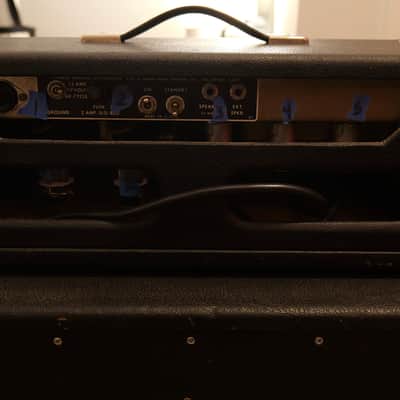 1964 Fender Bassman 2-Channel 50-Watt 2x12" Piggyback Guitar Amp Black Panel image 6