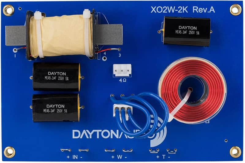 Dayton Audio - XO2W-2K - 2-Way Speaker Crossover 2,000 Hz image 1