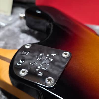 Fender American Ultra Stratocaster BRAND NEW 75th ANNIVERSARY 2021 Model! 3-Tone Sunburst USA Strat Electric Guitar image 16