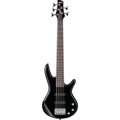 Ibanez miKro Series GSRM25 5-String Electric Bass Guitar, Black image 3