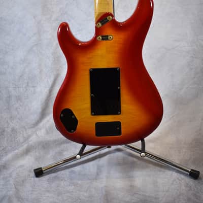 1987 Yamaha Session II SE903P MIJ - Cherry Sunburst, Active SSS, Mid Boost, Roller Nut image 4