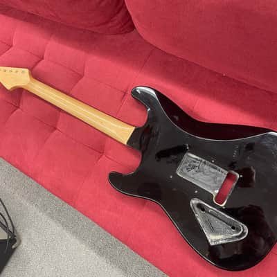 Unknown Set neck Stratocaster Body and Neck Project - Black image 5