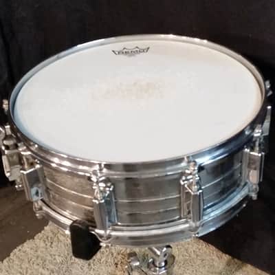 Pearl STEEL / ACIER SNARE 14'' x 5'' 1985 - CHROME image 2