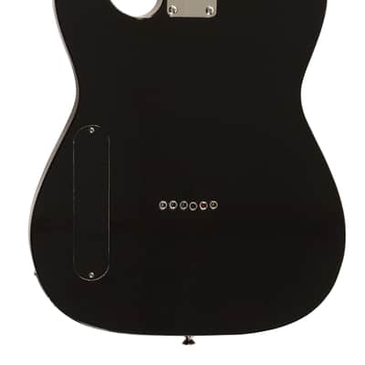 Michael Kelly Guitars '58 Thinline Semi-Hollow Gloss Black image 5